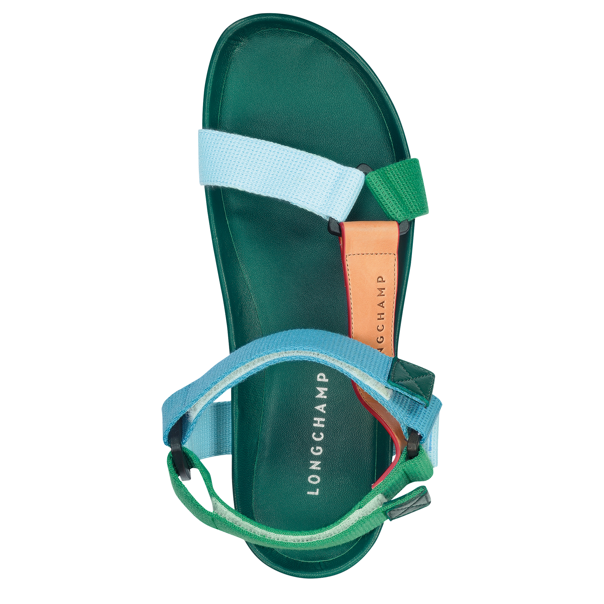 Platte sandalen Lente/Zomer 2023 Collectie Dark Green (70301SE9039400) |  Longchamp NL