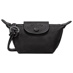 Le Pliage Xtra Coin purse , Black - Leather