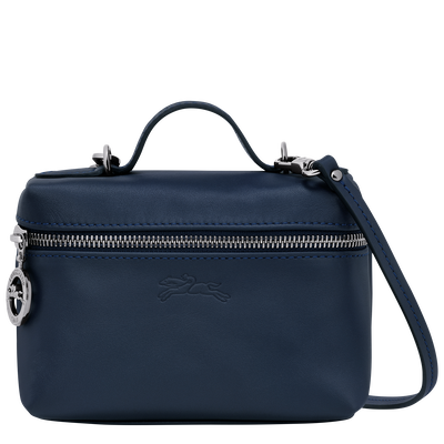 Le Pliage Xtra 斜揹袋 XS , 海軍藍色 - 皮革