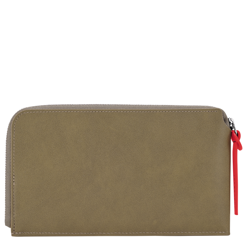 Longchamp Pocket Pouch , Olive - Leather  - View 2 of  2