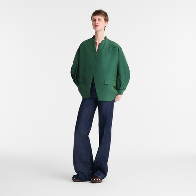 Kimono jacket , British Green - Technical taffeta