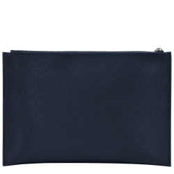 Le Pliage Green Pouch with handle Navy - Recycled canvas (34175919P68)