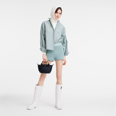 Le Pliage Xtra 手提包 XS , 黑色 - 皮革