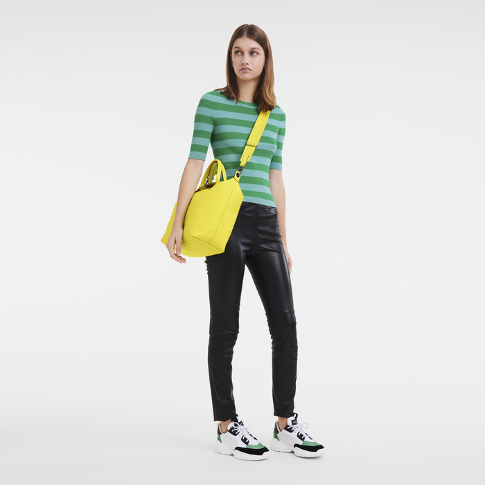 Le Pliage Xtra Handbag L, Lemon