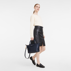 Longchamp x André Saraiva – Le Pliage André Top Handle Bag Black