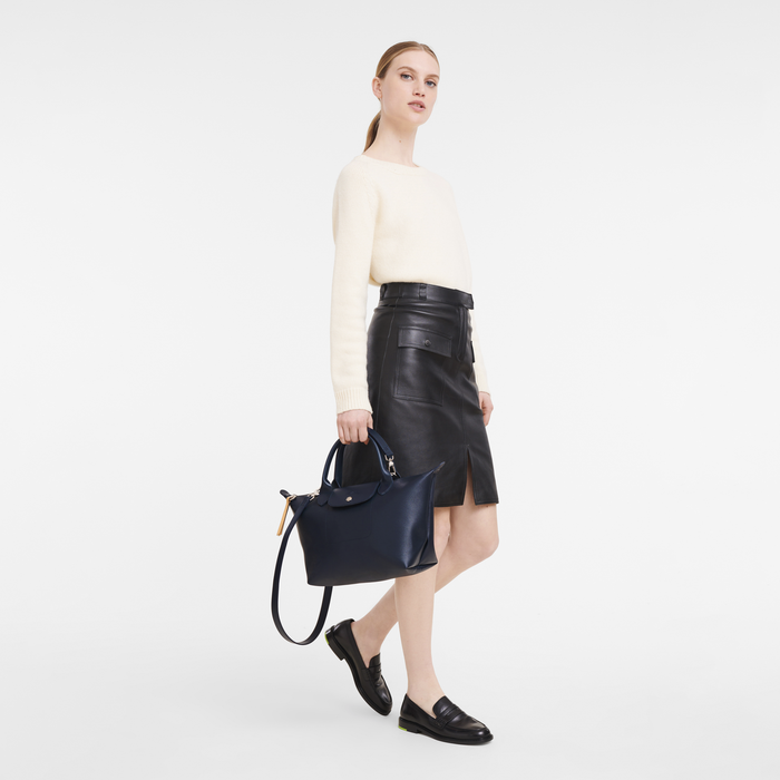 Le Pliage City Sac porté main S, Navy