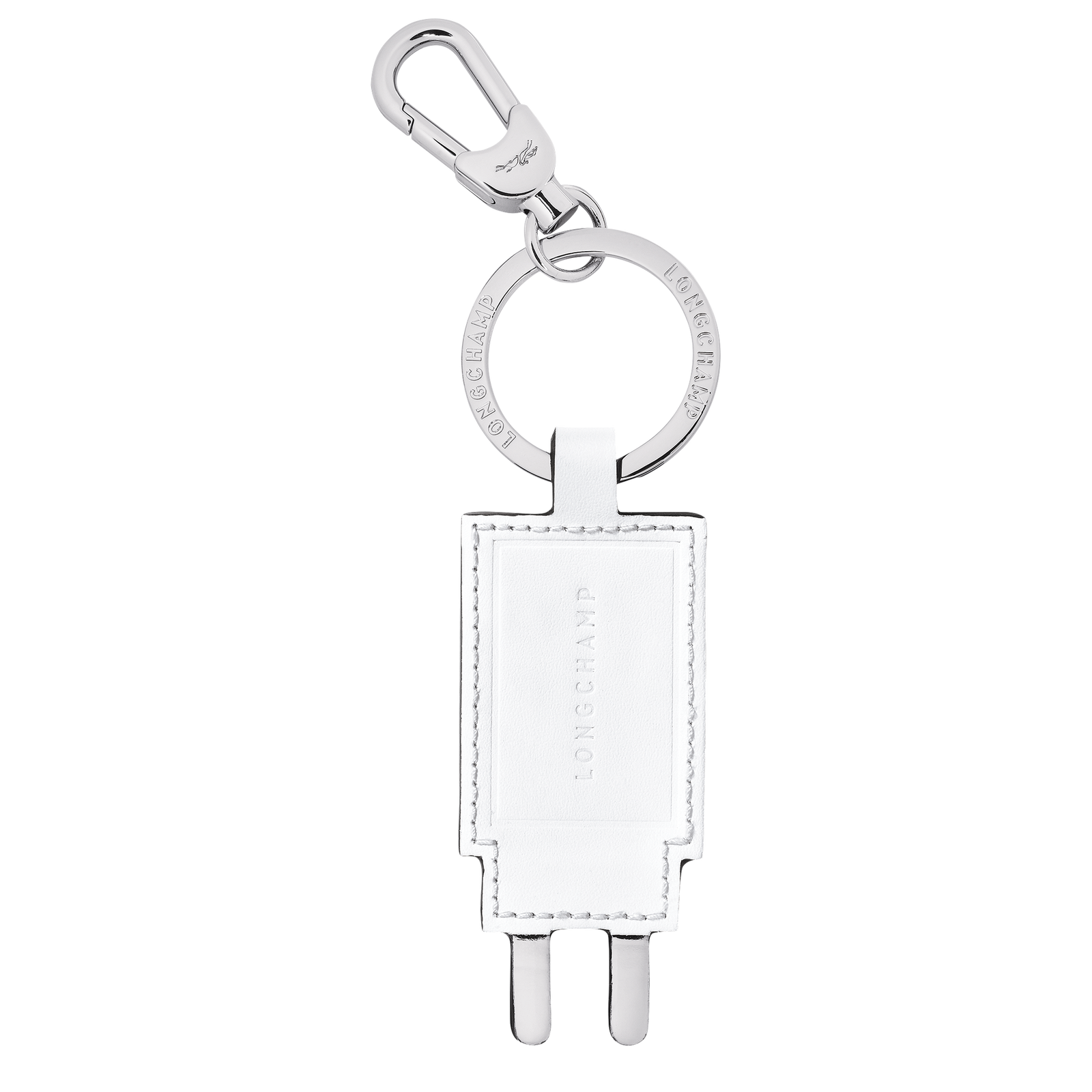 Spring/Summer 2025 Collection Key rings White Leather Longchamp GB