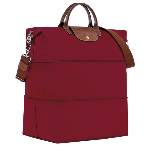 Le Pliage Original Travel bag expandable , Red - Recycled canvas - View 2 of 5