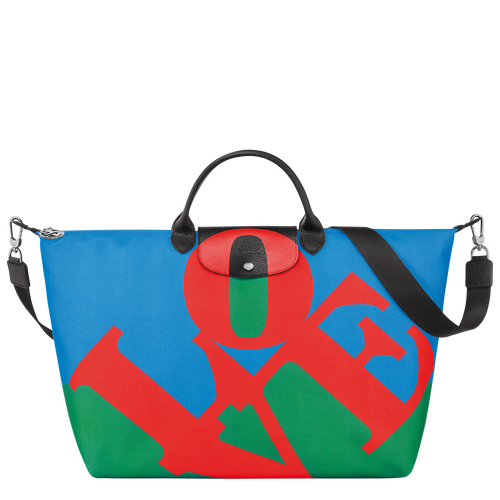 Reisetasche Longchamp x Robert Indiana , Canvas - Rot - Ansicht 1 von 6