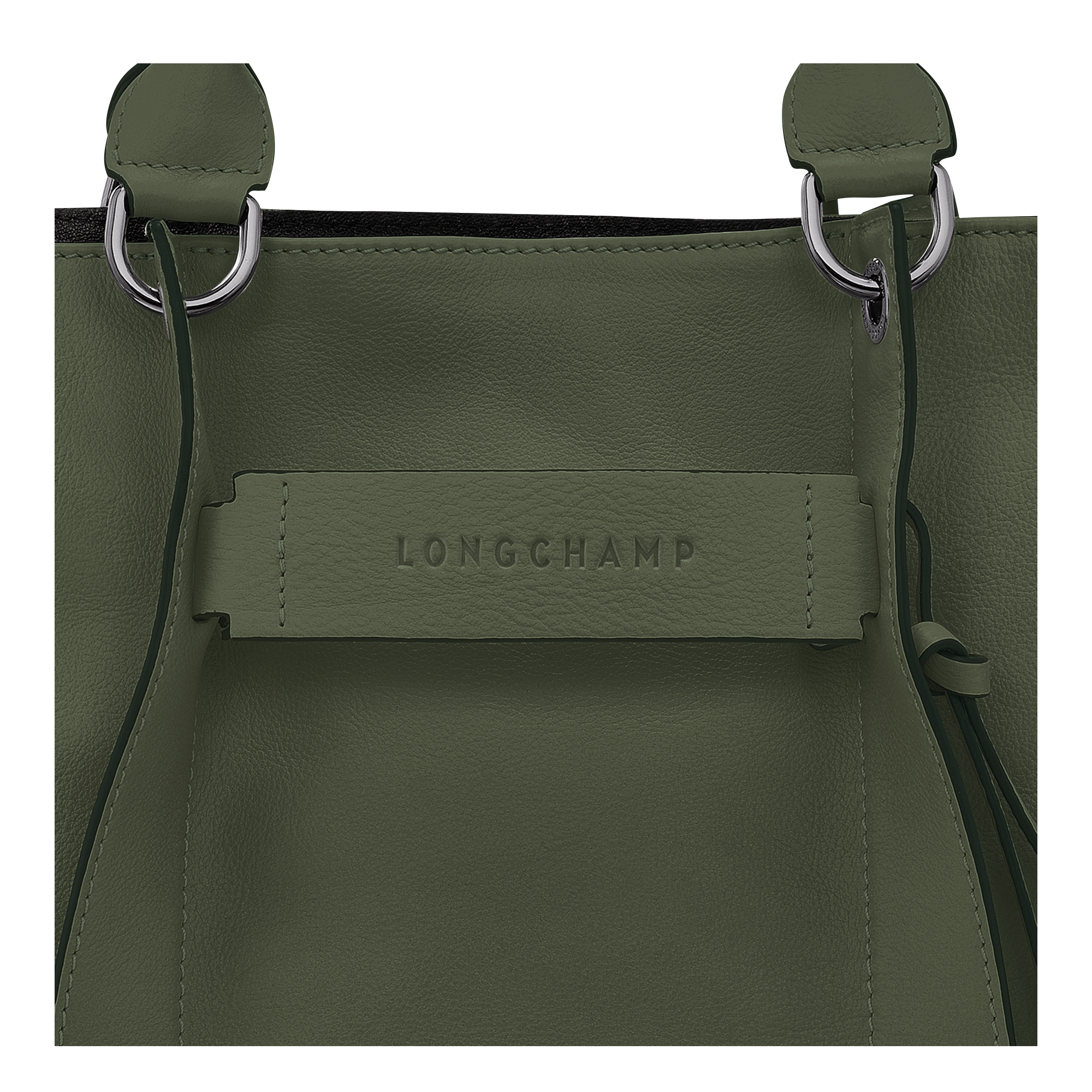 Longchamp 3D Handtasche M, Khaki