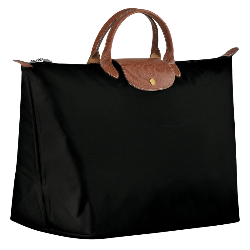Le Pliage Original S Travel bag , Black - Recycled canvas  - View 3 of  5