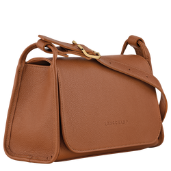 Le Foulonné M Crossbody bag , Caramel - Leather