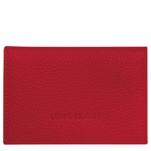 Le Foulonné Card holder, Red
