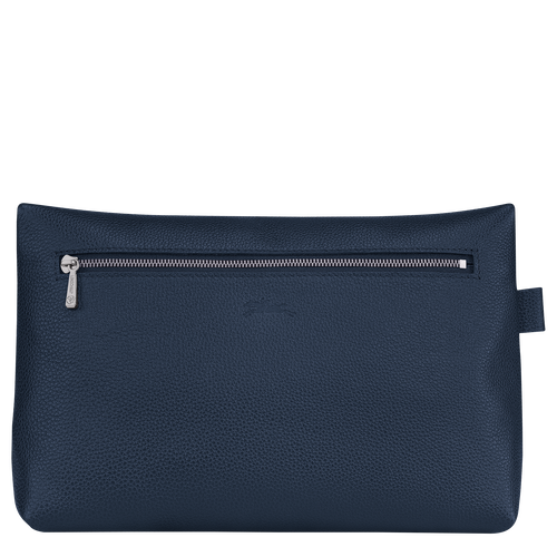 Le Foulonné Toiletry case , Navy - Leather - View 3 of  3