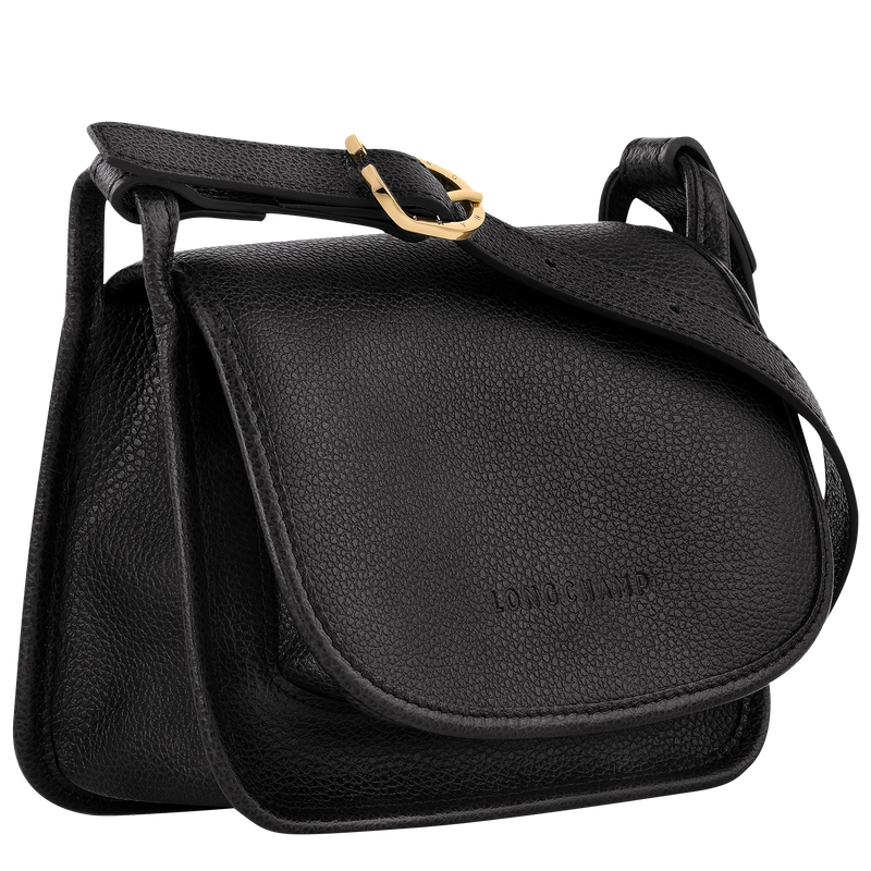 Le Foulonné XS Crossbody bag , Black - Leather  - View 3 of  4