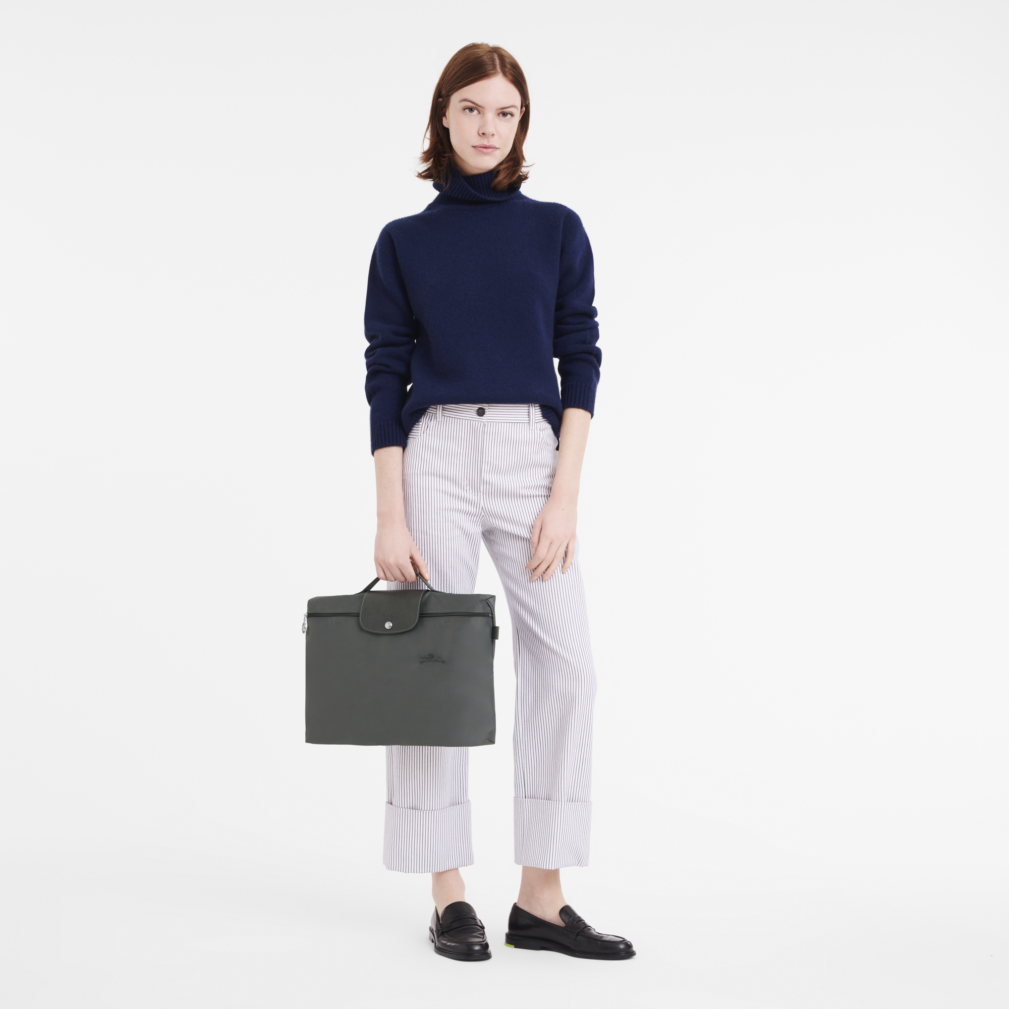 Longchamp Porte-documents S Le Pliage Green In Wheat