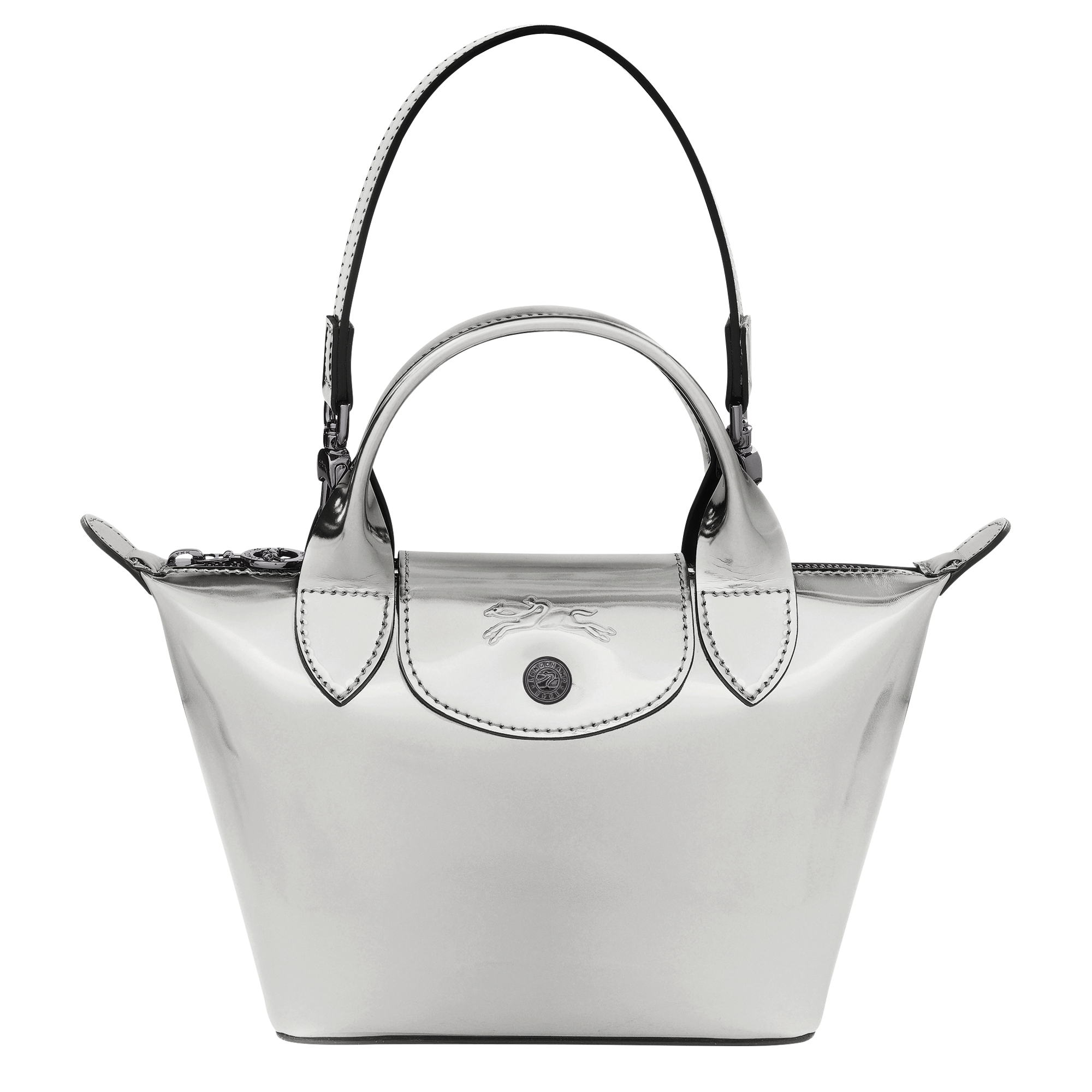 longchamp le pliage silver