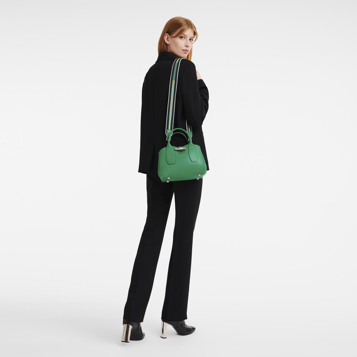 Roseau Borsa con manico S,  Erba/Verde