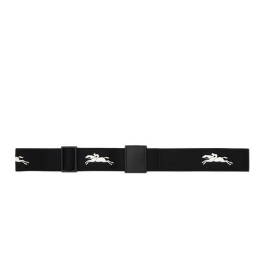 レディースベルト , ブラック - ファブリック