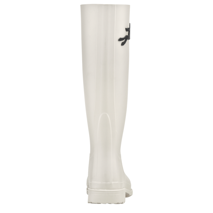 Kollektion Frühjahr/Sommer 2023 Flache Stiefel, Elfenbein
