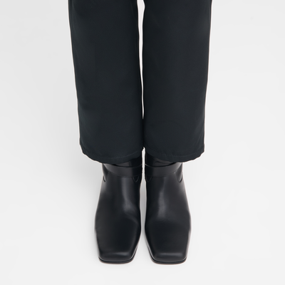Stiefeletten mit Absatz La Cavalière , Leder - Schwarz
