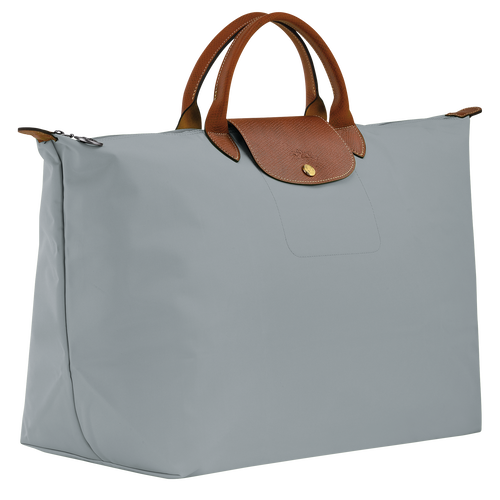 Le Pliage Original S Travel bag , Steel - Recycled canvas - View 3 of 7