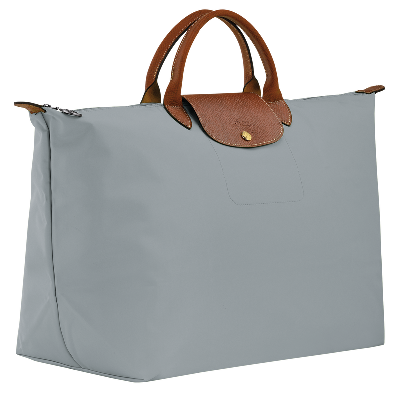 Le Pliage Original S Travel bag , Steel - Recycled canvas  - View 3 of 7