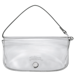 Le Roseau Eyewear case , Silver - Leather