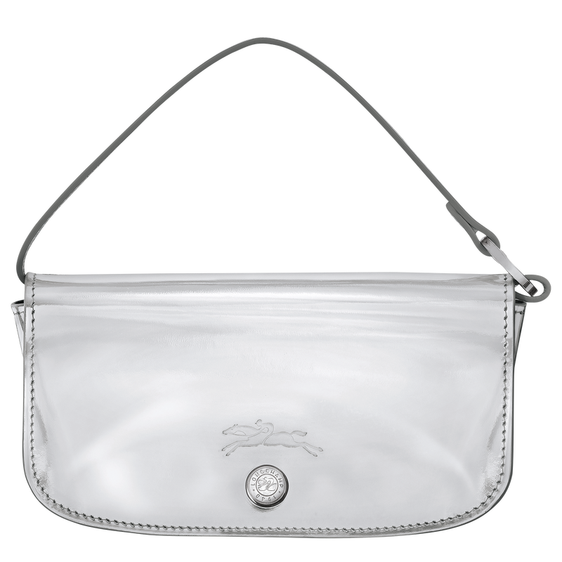 Le Roseau Estuche para gafas , Cuero - Plateado  - Vista 1 de 3