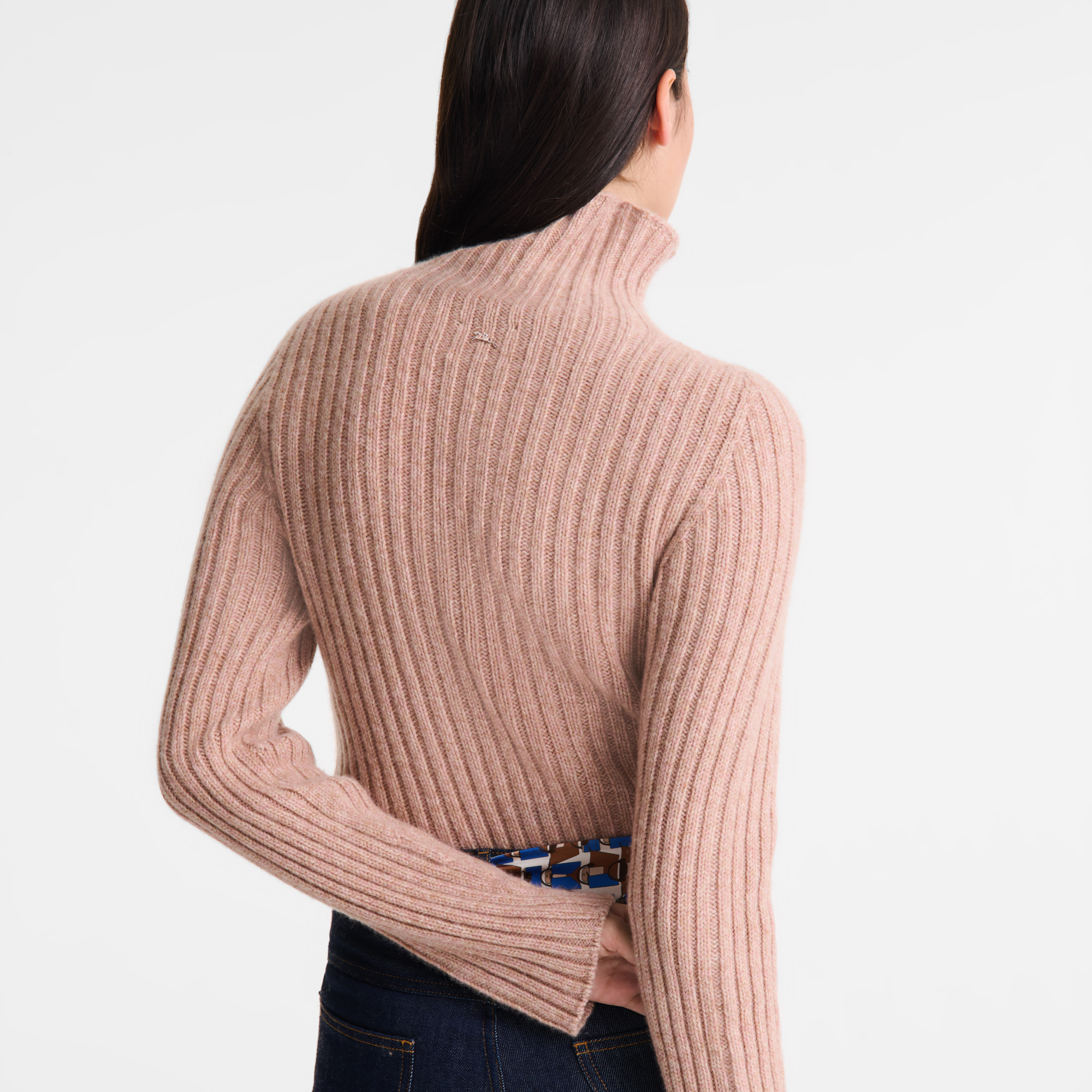 High neck sweater, Pink Tea - View 2 of
3 - zoom in null High neck sweater, Pink Tea