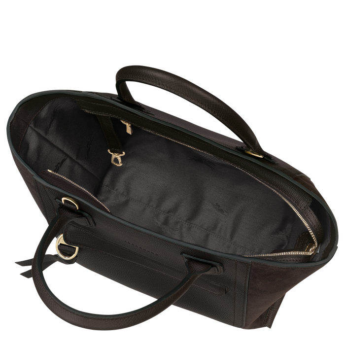 Top handle bag M Mailbox Ebony (10104HVQ304) Longchamp GB