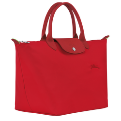 Le Pliage Green 手提包 M , 番茄紅 - 再生帆布