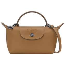 Le Pliage Xtra XS Pouch , Tobacco - Leather