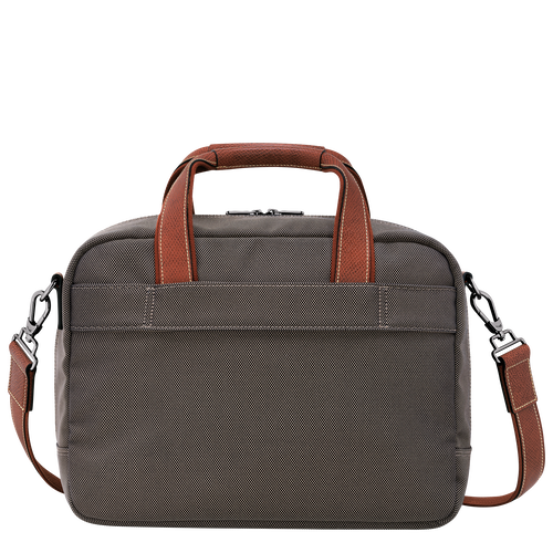 Reisetasche S Boxford , Recyceltes Canvas - Braun - Ansicht 3 von 5