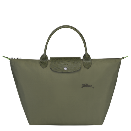 Original Green Series Longchamp Le Pliage Medium Women Bag Long