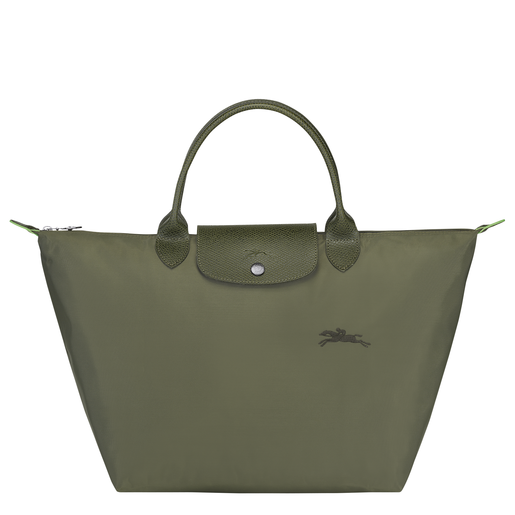 Le Pliage Green Handbag M, Forest