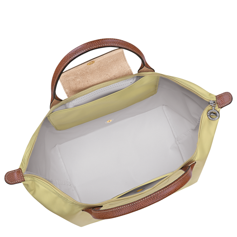 Borsa con manico M Le Pliage Original , Tela riciclata - Pistacchio  - View 4 of  5