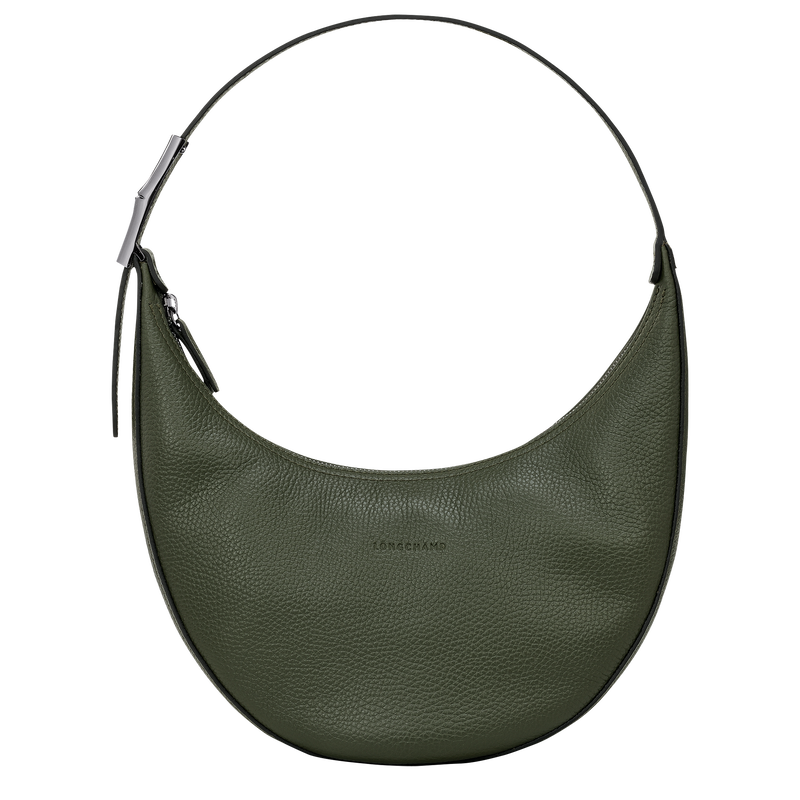 Le Roseau Essential M Hobo bag , Khaki - Leather  - View 1 of  4