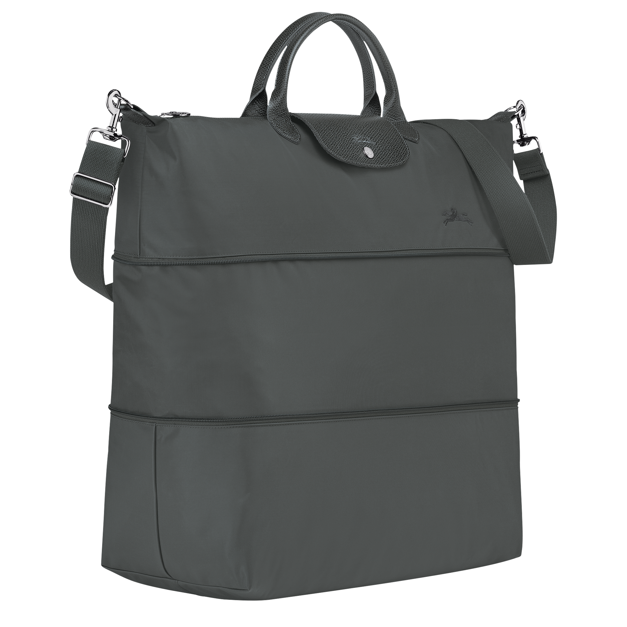 Le Pliage Green Saco de viagem expans&iacute;vel, Grafite