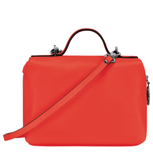 Umhängetasche XS Le Pliage Xtra , Leder - Orange - Ansicht 4 von 5