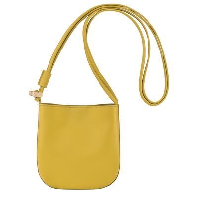 Le Roseau S Crossbody bag , Ginger - Leather