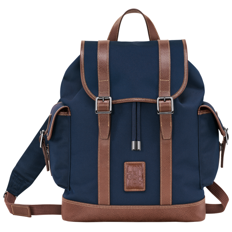 Rucksack Boxford , Recyceltes Canvas - Blau  - Ansicht 1 von 5