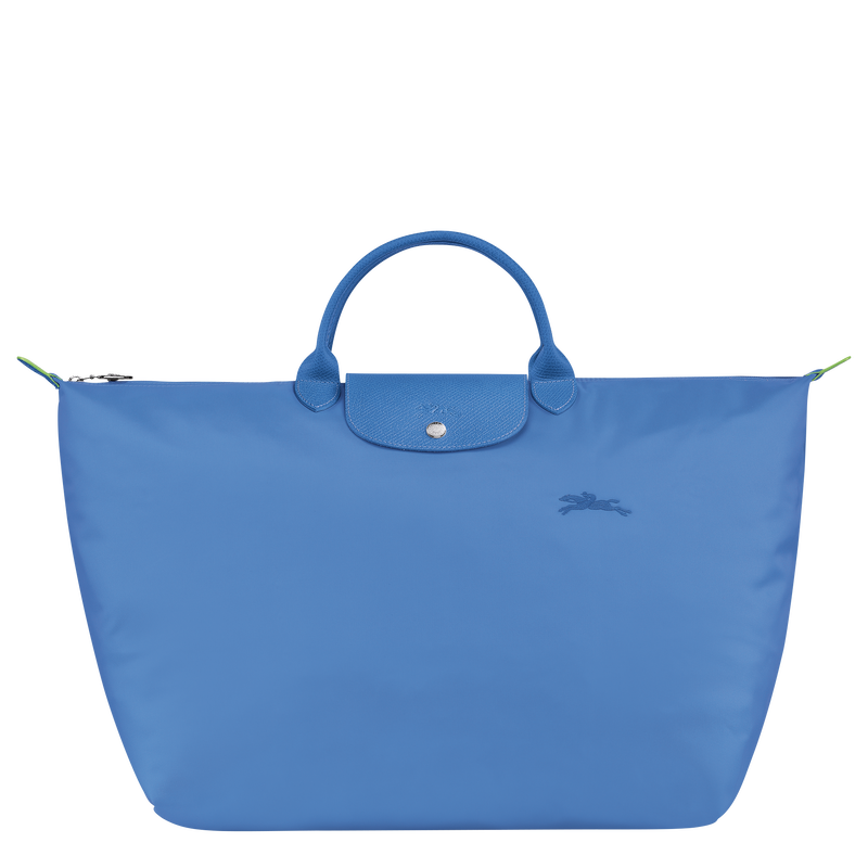 Reisetasche S Le Pliage Green , Recyceltes Canvas - Kornblumenblau  - Ansicht 1 von 5