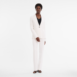 Jacket , Ecru - Crepe