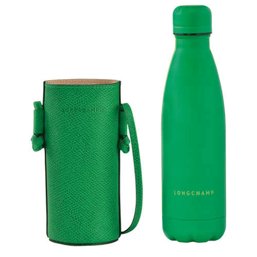Épure Bottle holder , Green - Leather - View 3 of  4