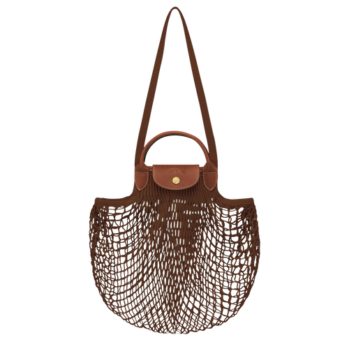 Le Pliage Filet L Mesh bag , Tobacco - Canvas - View 1 of 4