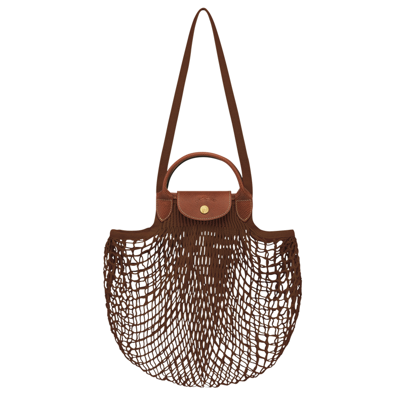 Le Pliage Filet L Mesh bag , Tobacco - Canvas  - View 1 of 4