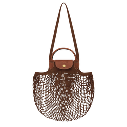 Le Pliage Filet L Mesh bag , Tobacco - Canvas