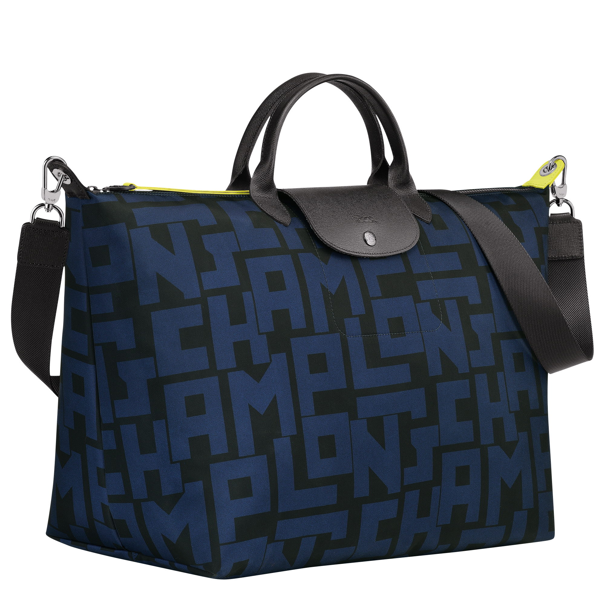 navy travel bag