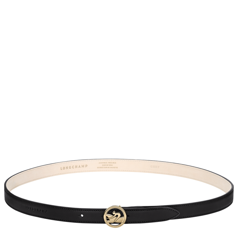 Cinto para mulher La M&eacute;daille Longchamp , Pele - Preto  - Vista 1 de  3